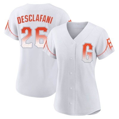 Women's Anthony DeSclafani San Francisco Giants Authentic White 2021 City Connect Jersey