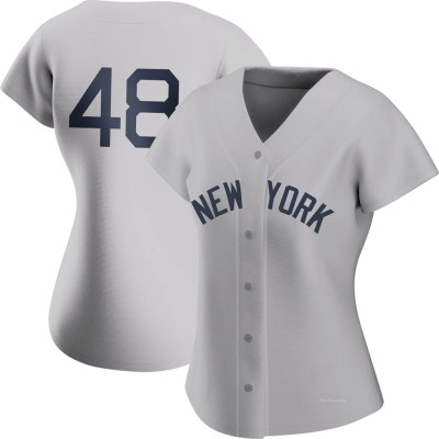 Women's Anthony Rizzo New York Yankees Authentic Gray 2021 Field of Dreams Jersey