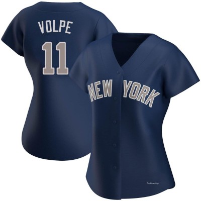 Women's Anthony Volpe New York Yankees Authentic Navy Alternate Jersey