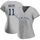 Women's Anthony Volpe New York Yankees Replica Gray Road Name Jersey