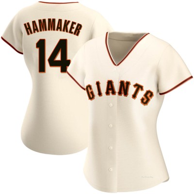 Women's Atlee Hammaker San Francisco Giants Authentic Cream Home Jersey