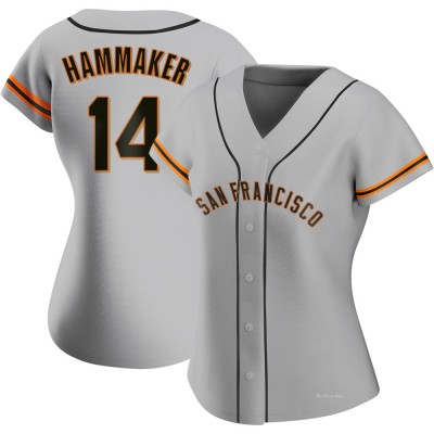 Women's Atlee Hammaker San Francisco Giants Authentic Gray Road Jersey