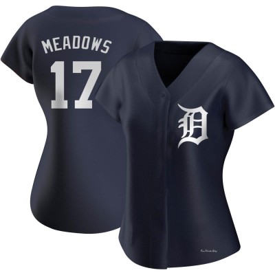 Women's Austin Meadows Detroit Tigers Authentic Navy Alternate Jersey