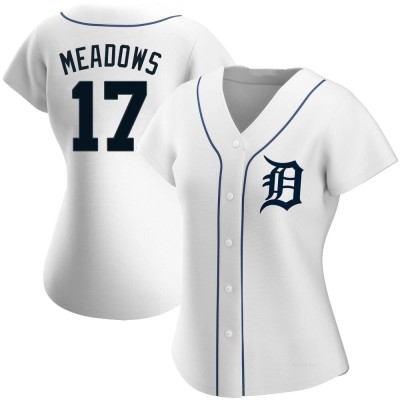 Women's Austin Meadows Detroit Tigers Authentic White Home Jersey