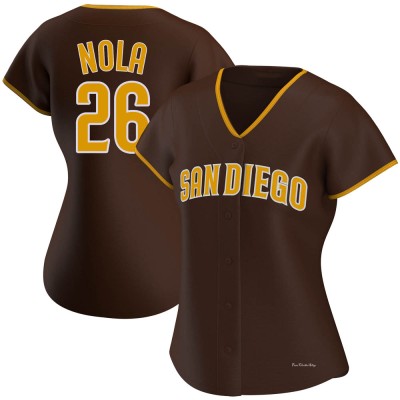 Women's Austin Nola San Diego Padres Authentic Brown Road Jersey