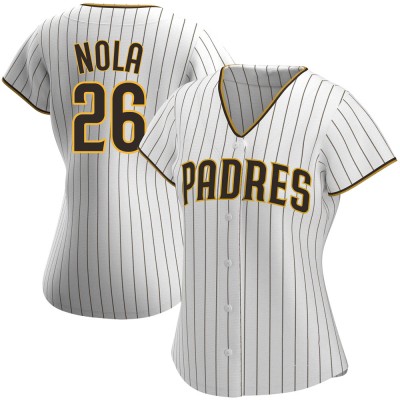 Women's Austin Nola San Diego Padres Authentic White/Brown Home Jersey