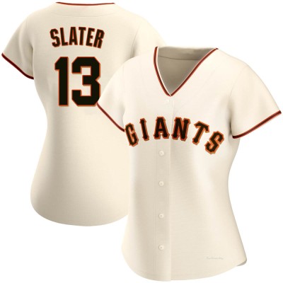 Women's Austin Slater San Francisco Giants Authentic Cream Home Jersey