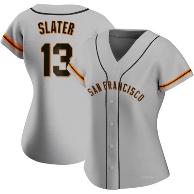 Women's Austin Slater San Francisco Giants Authentic Gray Road Jersey