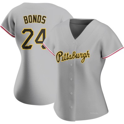 Women's Barry Bonds Pittsburgh Pirates Authentic Gray Road Jersey