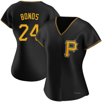 Women's Barry Bonds Pittsburgh Pirates Replica Black Alternate Jersey