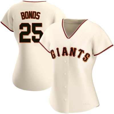 Women's Barry Bonds San Francisco Giants Authentic Cream Home Jersey