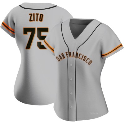 Women's Barry Zito San Francisco Giants Authentic Gray Road Jersey