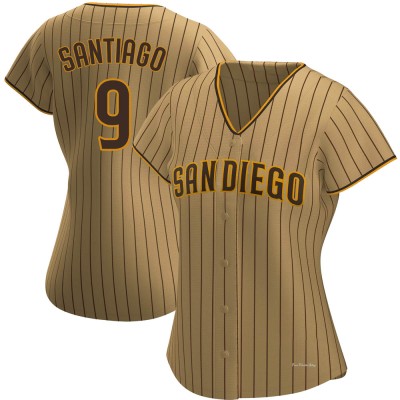 Women's Benito Santiago San Diego Padres Authentic Tan/Brown Alternate Jersey