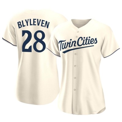 Women's Bert Blyleven Minnesota Twins Authentic Cream Alternate Jersey