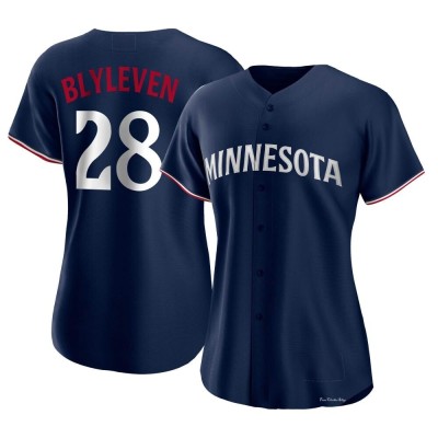 Women's Bert Blyleven Minnesota Twins Authentic Navy Alternate Jersey