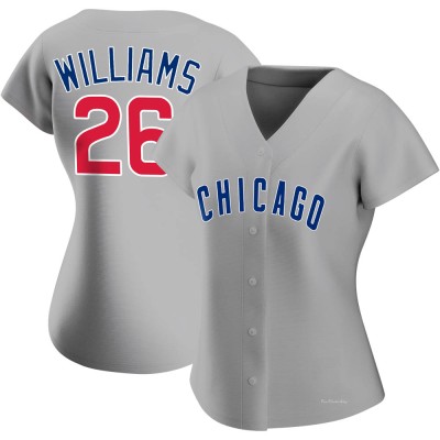 Women's Billy Williams Chicago Cubs Authentic Gray Road Jersey