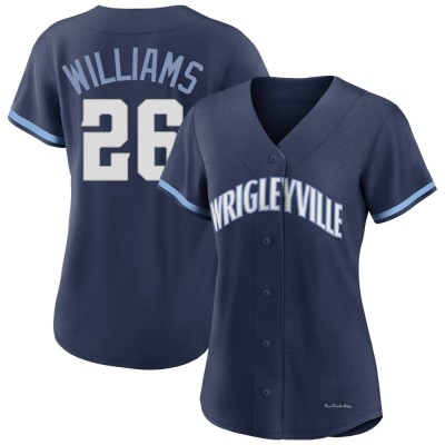 Women's Billy Williams Chicago Cubs Authentic Navy 2021 City Connect Jersey