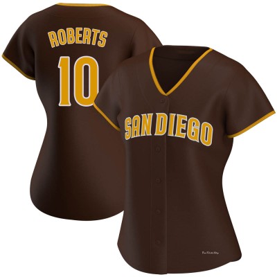 Women's Bip Roberts San Diego Padres Authentic Brown Road Jersey