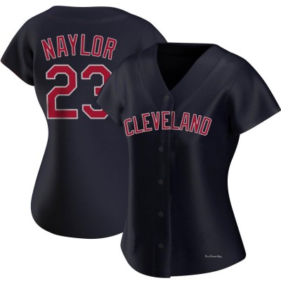 Women's Bo Naylor Cleveland Guardians Authentic Navy Alternate Jersey