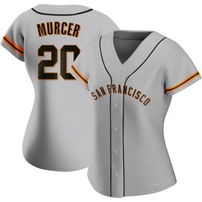 Women's Bobby Murcer San Francisco Giants Replica Gray Road Jersey