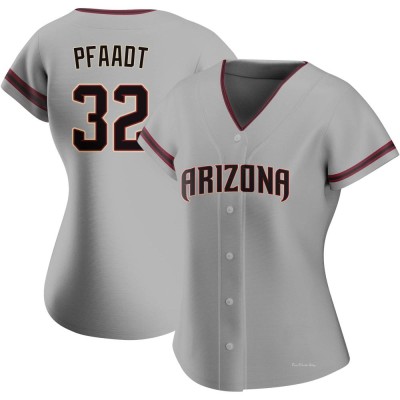 Women's Brandon Pfaadt Arizona Diamondbacks Authentic Gray Road Jersey