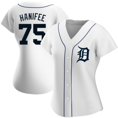 Brenan Hanifee Men's Detroit Tigers Snake Skin City Jersey - Black Authentic