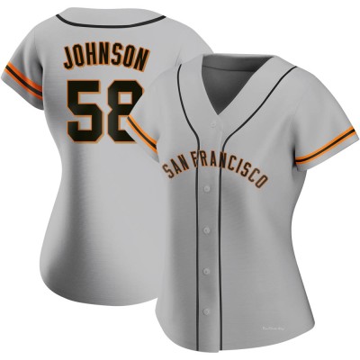 Women's Bryce Johnson San Francisco Giants Authentic Gray Road Jersey