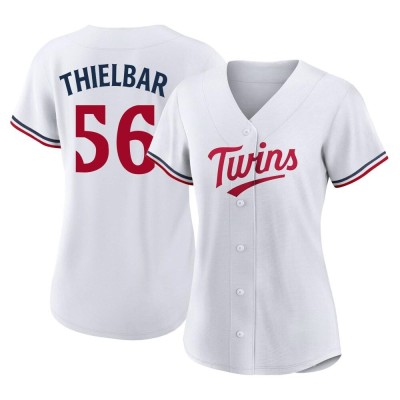 Women's Caleb Thielbar Minnesota Twins Authentic White Home Jersey