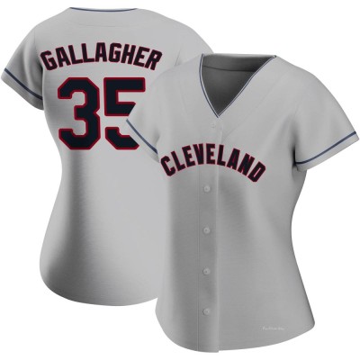 Women's Cam Gallagher Cleveland Guardians Authentic Gray Road Jersey