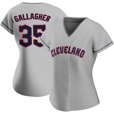 Women's Cam Gallagher Cleveland Guardians Authentic Gray Road Jersey