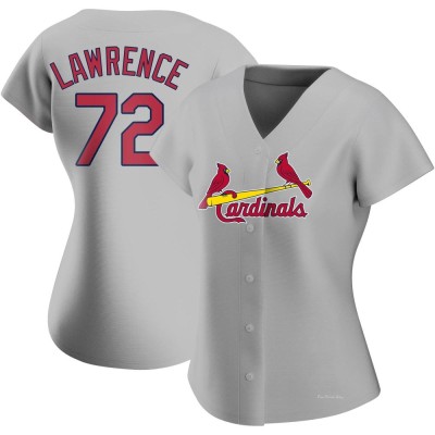 Women's Casey Lawrence St. Louis Cardinals Authentic Gray Road Jersey