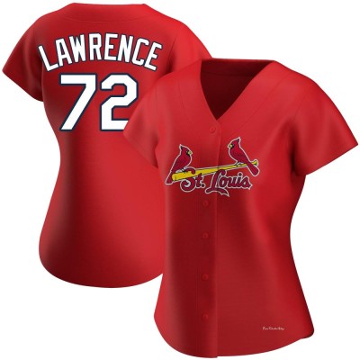 Women's Casey Lawrence St. Louis Cardinals Authentic Red Alternate Jersey