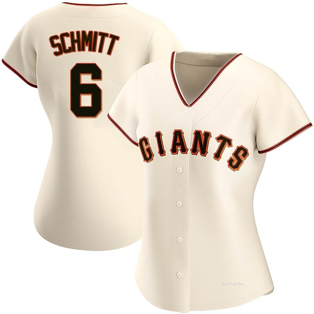 Casey Schmitt Women's Nike Cream San Francisco Giants Home Replica Custom Jersey Size: Medium