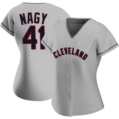 Women's Charles Nagy Cleveland Guardians Authentic Gray Road Jersey