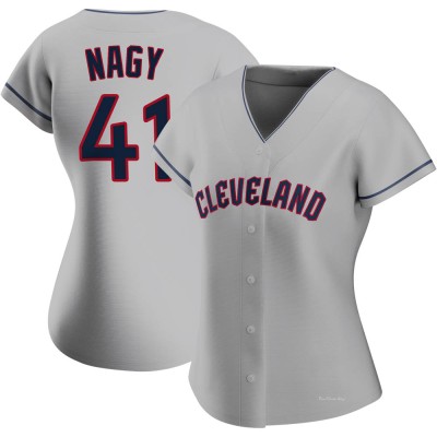 Women's Charles Nagy Cleveland Guardians Authentic Gray Road Jersey