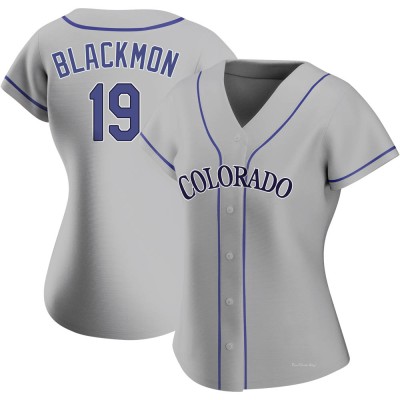 Women's Charlie Blackmon Colorado Rockies Authentic Gray Road Jersey