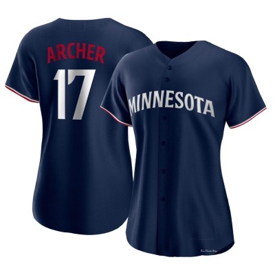 Women's Chris Archer Minnesota Twins Authentic Navy Alternate Jersey