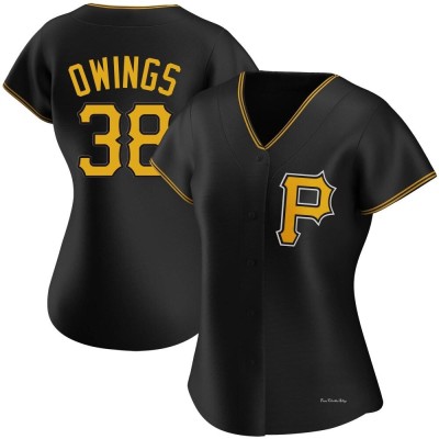 Women's Chris Owings Pittsburgh Pirates Authentic Black Alternate Jersey