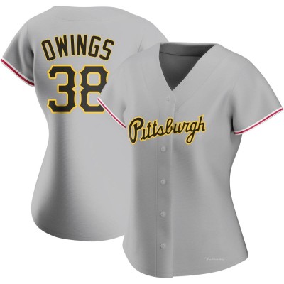 Women's Chris Owings Pittsburgh Pirates Authentic Gray Road Jersey