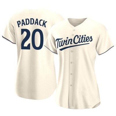 Women's Chris Paddack Minnesota Twins Authentic Cream Alternate Jersey