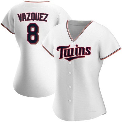 Women's Christian Vazquez Minnesota Twins Authentic White Home Jersey