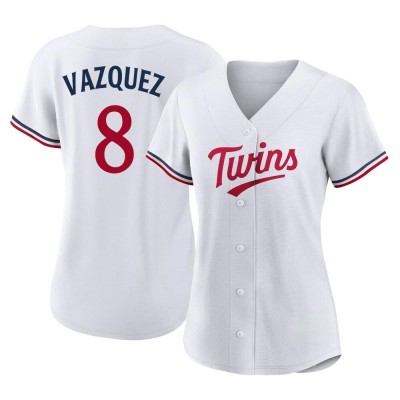 Women's Christian Vazquez Minnesota Twins Authentic White Home Jersey