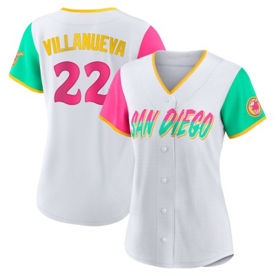 Women's Christian Villanueva San Diego Padres Authentic White 2022 City Connect Jersey