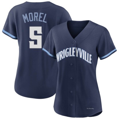 Women's Christopher Morel Chicago Cubs Authentic Navy 2021 City Connect Jersey