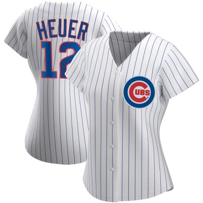 Women's Codi Heuer Chicago Cubs Authentic White Home Jersey