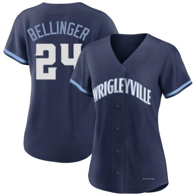 Women's Cody Bellinger Chicago Cubs Authentic Navy 2021 City Connect Jersey