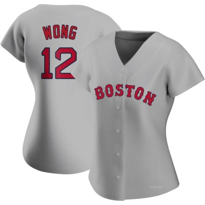 Women's Connor Wong Boston Red Sox Authentic Gray Road Jersey