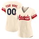 Women's Custom Los Angeles Angels Replica Cream 2022 City Connect Jersey