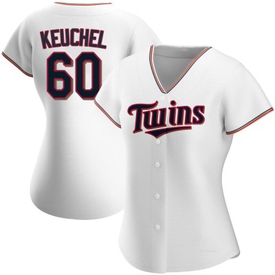 Women's Dallas Keuchel Minnesota Twins Authentic White Home Jersey