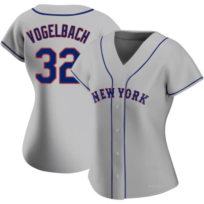 Women's Daniel Vogelbach New York Mets Authentic Gray Road Jersey